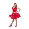 Платье стиляги в стиле 50-х красное изображение 2